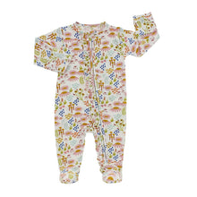 Load image into Gallery viewer, Wildflower Bamboo Baby Footie Pajama